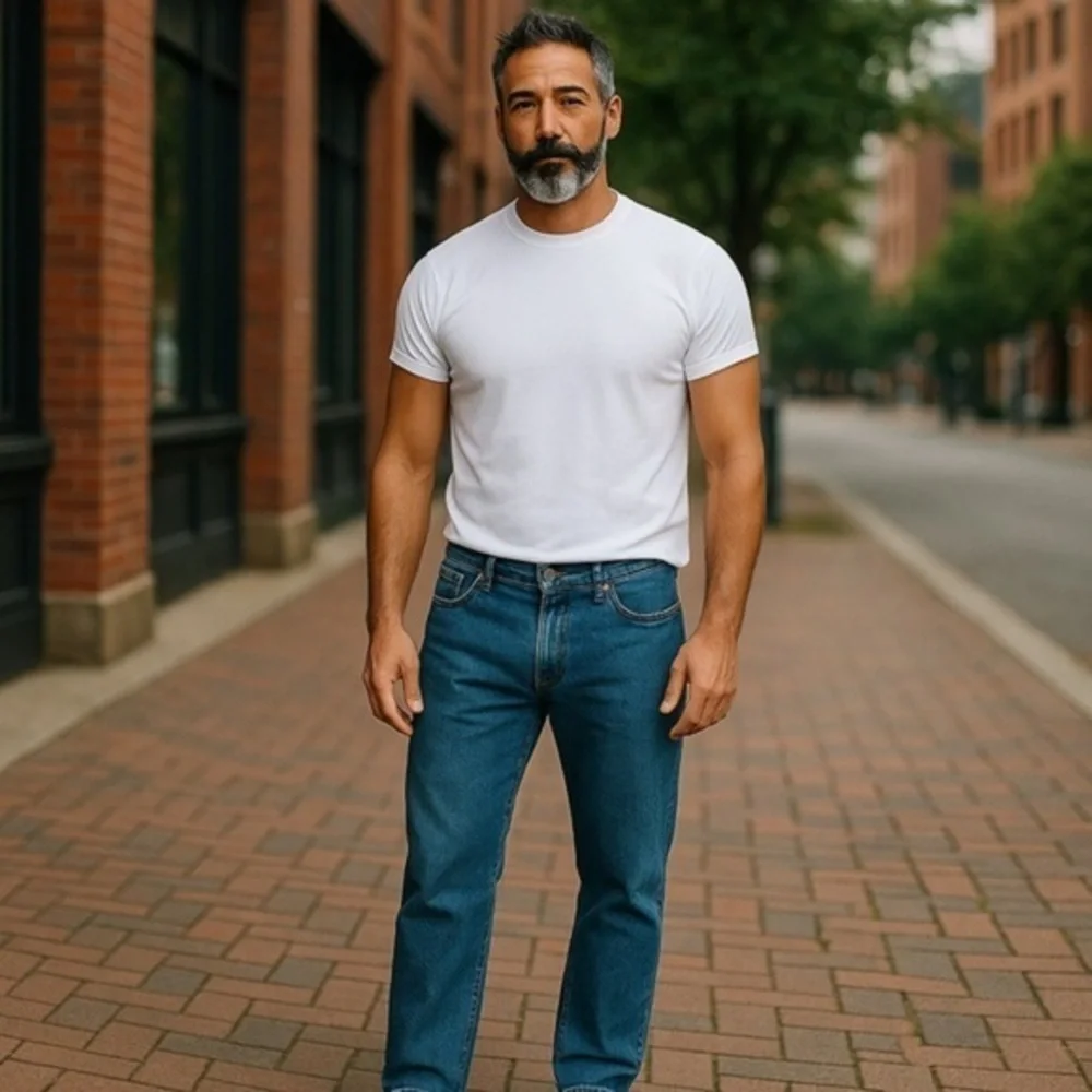 Levi's 505 Men's Straight Blue Jeans